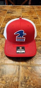 Custom Made USPS Snapback Red / White Cap ..Vintage Logo - Picture 1 of 4