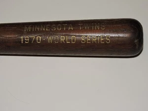 1970 World Series 16" Mini Bat Minnesota Twins  DNP Gold Brown - Picture 1 of 4