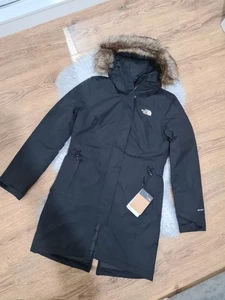 The North Face Zaneck Womens Black Winter Coat Parka S RRP 290£ BNWT - Picture 1 of 15