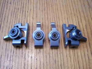 Fit Traxxas Raptor R Ultimate 4x4 Aluminum Steering Caster Blocks Axle Carrier G - Picture 1 of 5