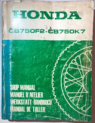 Manual de Operación Taller Honda CB 750 F2 K7 - Imagen 1 de 3