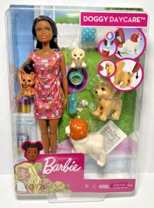Barbie "Doggy Daycare" with Full Size Barbie Doll, 2 Dogs and 2 Puppies  - Picture 1 of 2