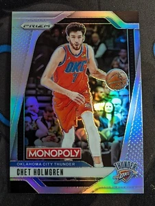 2024-25 Panini Prizm Monopoly - Chet Holmgren #80 Silver Prizm OKC Thunder - Picture 1 of 2