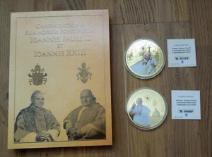 Gigant Medaille Sammlung Heiligsprechung Johannes Paul II, Johannes XXIII - Bild 1 von 11