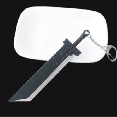 Game Final Fantasy 7 BUSTER SWORD Weapon Model Metal Keychain For Men and Women - Image 1 of 4