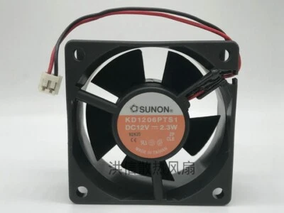 SUNON 6025 KD1206PTS1 DC12V 2.3W 60*25MM 60mm cooling fan 2pin - Image 1 of 3