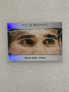 Nazem Kadri 2023-24 Upper Deck Glaring #GL-11 NHL Card Calgary Flames - Picture 1 of 2