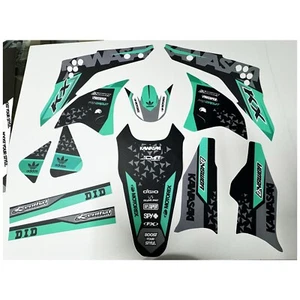 Kit Grafiche Adesivi per Kawasaki KXF 250 2009-2012 Decalcomanie Motocross - Bild 1 von 1