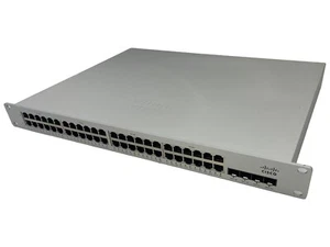Cisco Meraki MS225-48FP 48-Port 4x SFP Managed Gigabit Ethernet Switch UNCLAIMED - Picture 1 of 3