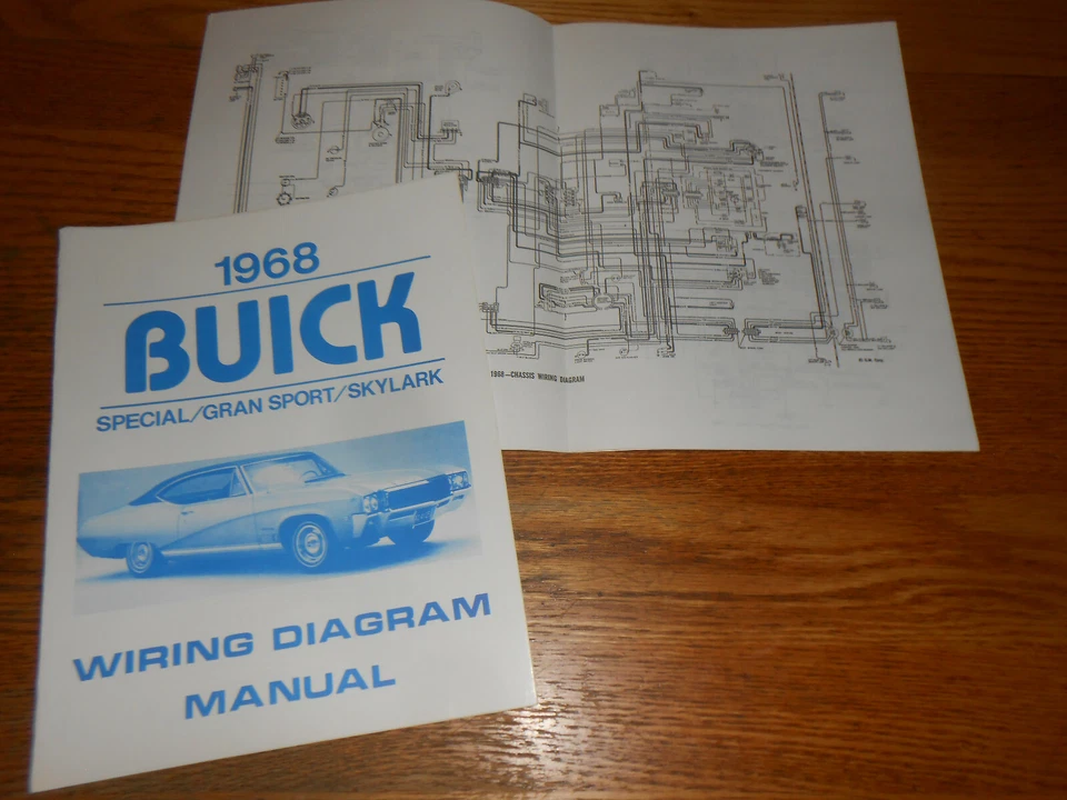 Buick Special Gran Sport 1968 Skylark cableado diagrama manual/diagramas del 68 Foto 1 de 1