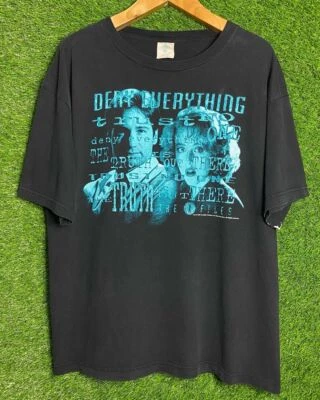 The X Files Trust No One 1995 Tv Show Black Unisex T-shirt Reprint S-5XL KH11204 - Image 1 of 4