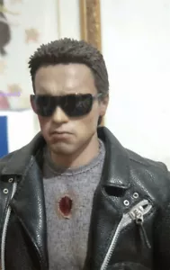 New Sunglasses Accessories for 1/6 Scale Terminator T800 Arnold Figure Model Toy - Picture 1 of 7