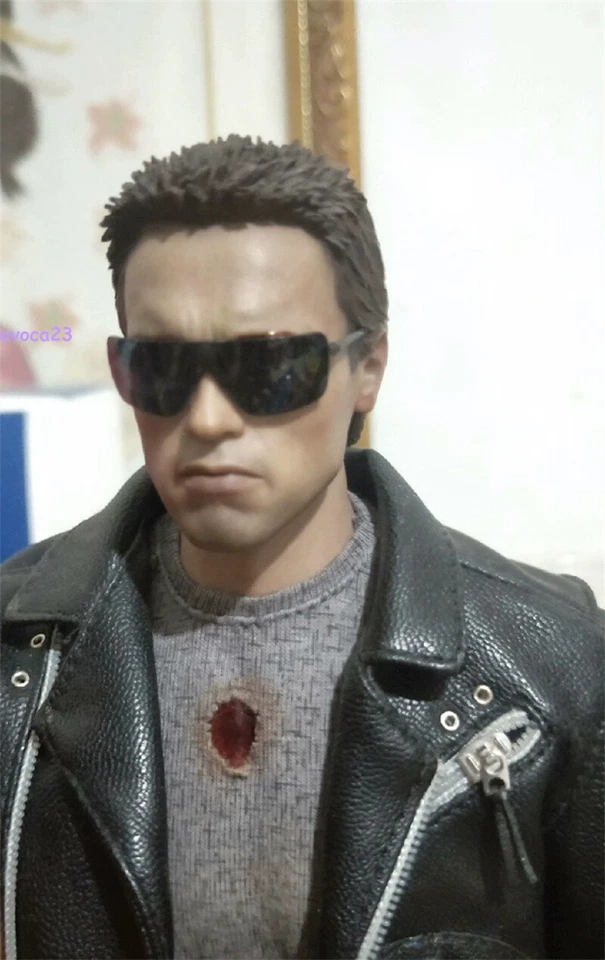 Nuevos accesorios para gafas de sol Terminator T800 Arnold escala 1/6 figura modelo juguete Foto 1 de 4