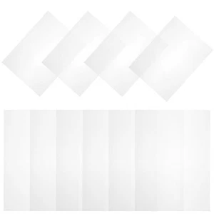 24 Pcs File A4 Transparent Single L-shaped Folder 48pcs Packaged Stock Folders - Picture 1 of 12