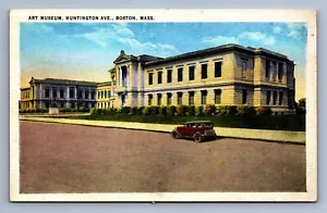 Cartolina d'epoca Massachusetts Art Museum Huntington Avenue Boston - Foto 1 di 2