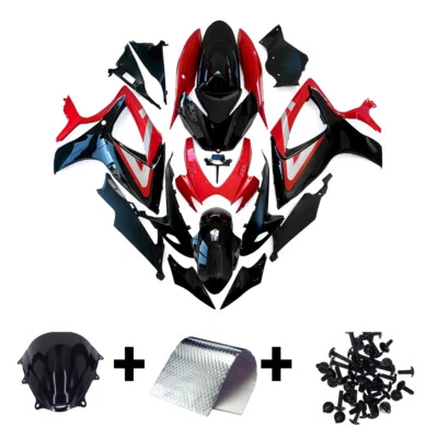 Red Black Fairing Kit for 2006 2007 Suzuki GSXR600 GSXR750 K6 Fairings Bodywork — 第 1/4 张图片