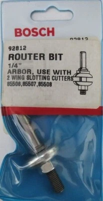 Bosch 92812 1/4 Arbor for Slot Cutters USA - Image 1 of 2