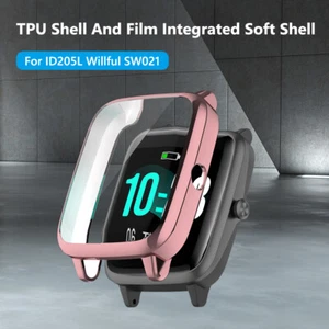 TPU Screen Protector All-inclusive Watch Cover for ID205L Willful SW021 (Pink) - Zdjęcie 1 z 7