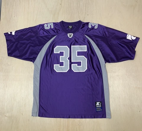 Starter Kansas State Wildcats Football Jersey Mens Extra Large Purple Adult Cover
