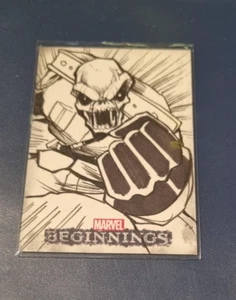 Marvel Beginnings Upper Deck Hand Drawn Artist Sketch Card - Red Skull 1 of 1 - Bild 1 von 2
