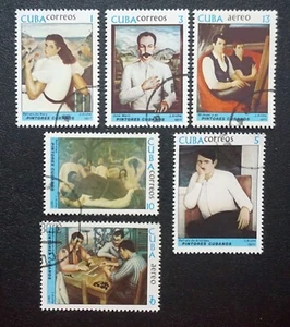 sCUBA Sc# 2152-2155 C257-C258 PAINTING BY J.ARCHE Cpl set of 6 1977 used cto - Picture 1 of 1