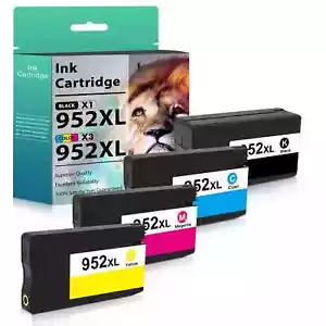 4-Pack 952XL 952 XL Ink Cartridges for HP OfficeJet Pro 8210 7740 8210 8715 - Picture 1 of 2