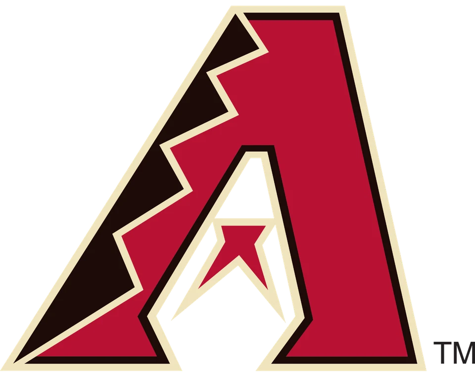 Arizona Diamondbacks Logo MLB weatherproof laptop bumper vinyl decal - Image 1 of 1