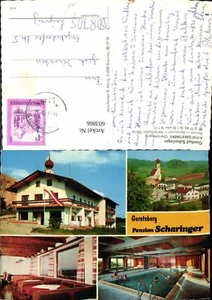 603866,Mehrbild Ak Geretsberg Gasthof Scharinger Hallenbad - Picture 1 of 1