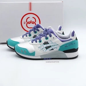 ASICS GEL-Lyte III OG Sneaker 1191A266-103 White/Blue Size 5.5 Men's / 7 Women's - Picture 1 of 7