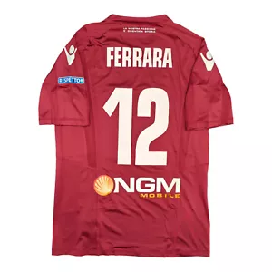 MAGLIA trapani calcio macron 2014-15 ferrara SERIE B INDOSSATA MATCHWORN SHIRT - Foto 1 di 10