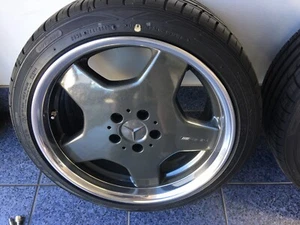 Mercedes   4 Aluräder  18 Zoll   inclusive  H + R Distanzscheiben, Schrauben - Bild 1 von 12