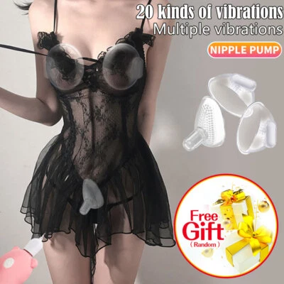 振动乳头吸盘吸盘杯-乳头振动器泵 Vibe-Sex-Toys-女士用 — 第 1/4 张图片