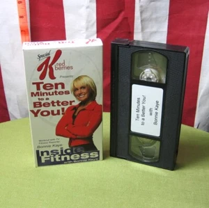 TEN MINUTES TO BETTER YOU Inside Fitness show VHS exercise & health Bonnie Kaye - Imagen 1 de 2