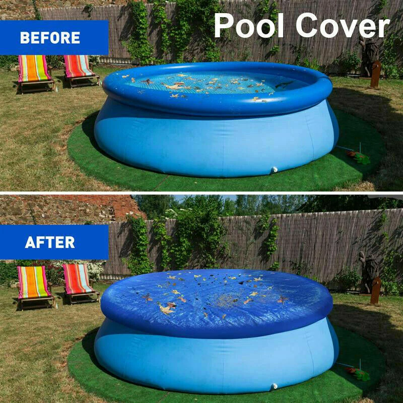 Für Intex Bestway Deckplane 183 366 457cm Poolabdeckung Plane Pool Schwimmbad - Bild 1 von 4