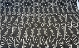 Robert Allen Handcut Shapes Charcoal Black Drapery Upholstery Fabric By the yard - Picture 1 of 6