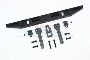 GPM RACING TRX4330RD-BK ALU REAR BUMPER W/ D-RINGS TRAXXAS 1/10 RC TRX4 DEFENDER - Picture 1 of 3
