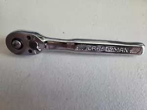RATCHET-CRAFTSMAN Wrench, 1/4-Inch Drive, 72-Tooth, Pear Head (CMMT81747) - Picture 1 of 5