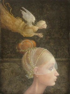 James Christensen - Angel Unobserved Canvas - Limited Edition - Picture 1 of 3