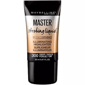 Iluminador líquido Maybelline Master Strobing (oro profundo 300) - Imagen 1 de 3