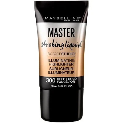 Iluminador líquido Maybelline Master Strobing (oro profundo 300) Foto 1 de 3