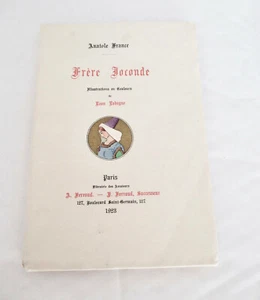 Anatole France. Frère Joconde, Illustré par Léon Lebègue - Ed. Ferroud 1923 - Bild 1 von 6