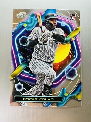 Oscar Colas 2023 Topps Chrome Cosmic Rookie #104 Chicago White Sox Rc - Image 1 of 2