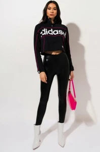 Suéter Recortado Adidas FH7555 Original Para Mujer - Elegante Comodidad para una Moda - - Imagen 1 de 8