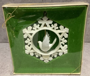 Hallmark 1978 Baumschneider Weihnachtsschmuck Taube wirbelnde Bewegung - Bild 1 von 2