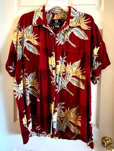 HERMOSA CAMISA HAWAIANA PARA HOMBRE ""MANGO MOON HAWAII"" MANGA CORTA TALLA XL - Imagen 1 de 5