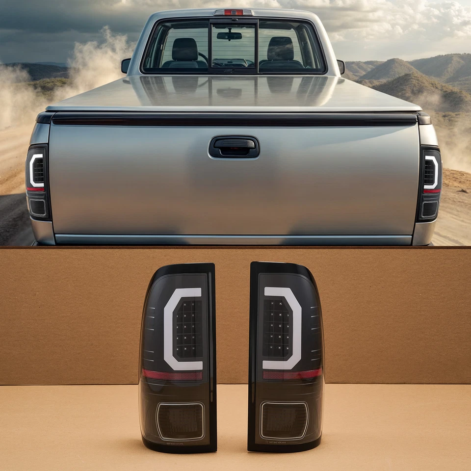 For 1997-2003 Ford F150 1999-2007 F250 F350 F450 Superduty LED Tail Lights Lamps - Image 1 of 4