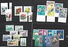 Korea, Imperf Flowers, Better Sets Inc A Few Early Etc, 5 Cards (G79)