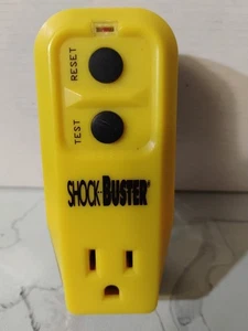 SHOCK BUSTER Ground Fault Circuit Interrupter Portable Safety Outlet GFCI - Picture 1 of 3