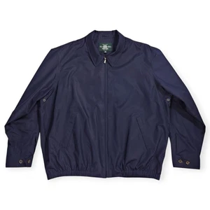 BROOKS BROTHERS Country Club Harrington Jacket Men XXL Full Zip Windbreaker Golf - Picture 1 of 13