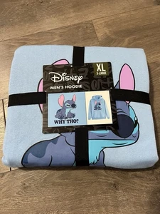 Disney Stitch “ Why Tho ?” Pullover Hoodie Size XL New - Picture 1 of 4